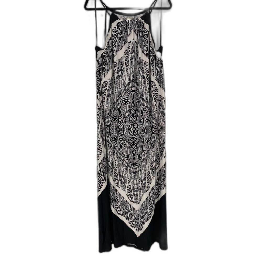 Emma&Michele Halter Maxi Dress Womens XL Black White